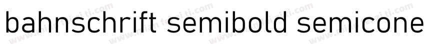 bahnschrift semibold semiconen字体转换